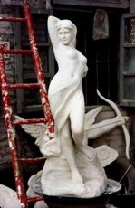 专业定制供应人物圆雕 广州金马制造厂 直销定做女性人物雕塑