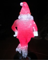 广州金马供应圣诞节老人雕像 圣诞人物雕塑 玻璃钢雕塑摆件定做